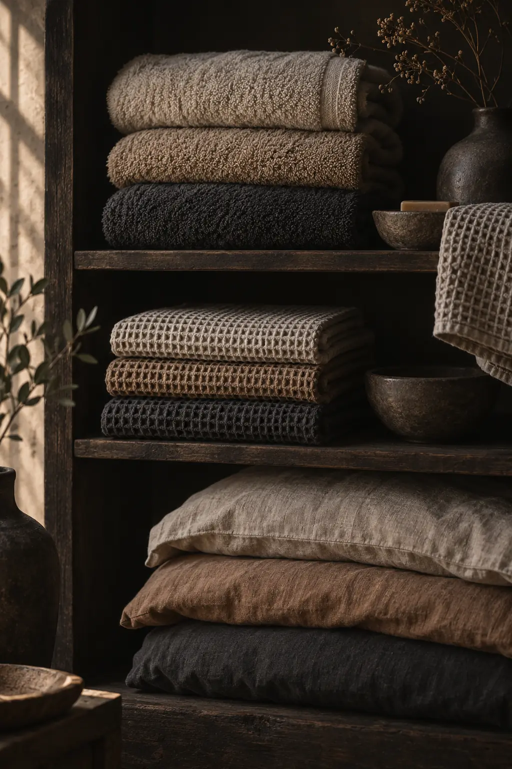 Towels, kitchen cloths and bed linen